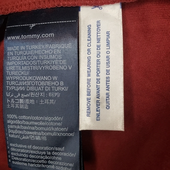 Tommy‎ ICON Red ruffle sleeve Graphic tee - Picture 6 of 10